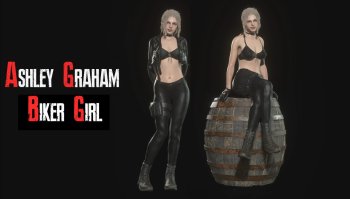 Ashley Graham - Biker Girl, Pink, Jeans, Black v2.0
