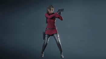 Claire in RE4R Ada's Outfit