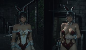 Nyotengu Bunny Clock - Re2 (Breakable Outfit)