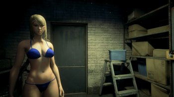 Samus Blue Bikini - Re3