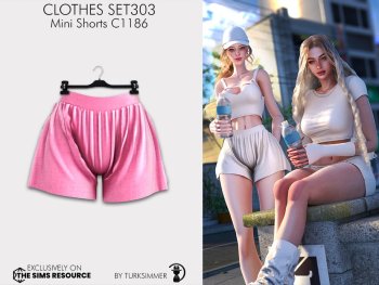 Clothes SET303 - Mini Shorts C1186