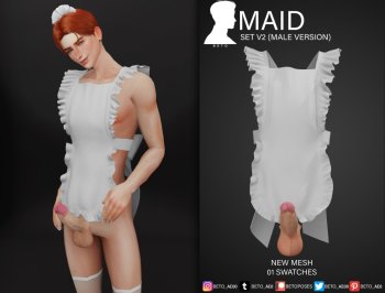 Maid (Male Version) - Dress V2