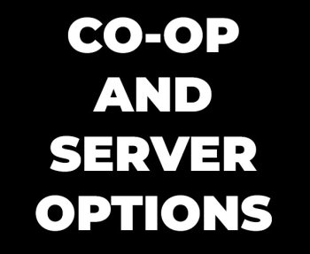 Local co-op and dedicated server options