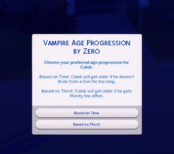 Vampires Age Progression