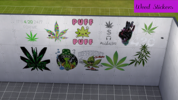 Weed Stickers