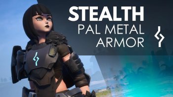 Stealth Pal Metal Armor (Black and Gray)