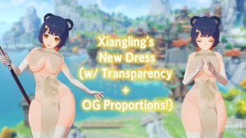 Xiangling's new Dress! (OG + transparency!)