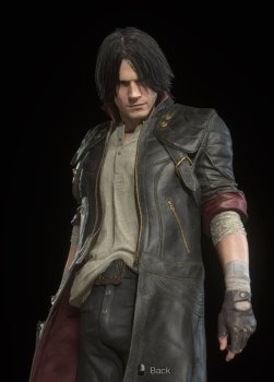 Black Hair for Dante mod