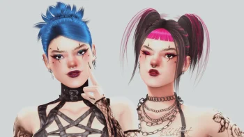 Goth Sims Twins Chloe & Cora