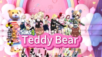 【Sims 4 dance animation】Teddy bear-Stayc cover