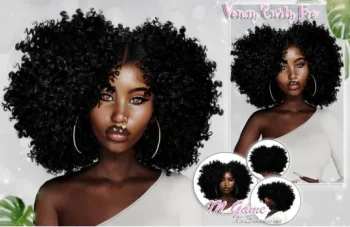 XxBlackSims - Vonay Curly Fro