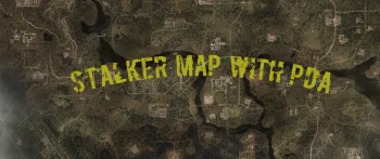 Game map in PDA Stalker 2